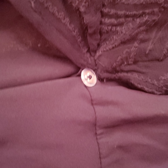 All Saints black Ari Ossia Embroidered Wrap Dress US 10 NWT $329 goth Wednesday - Picture 7 of 7